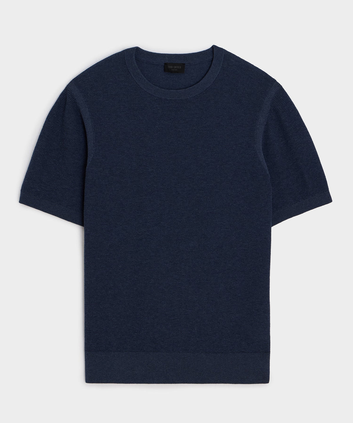 Todd Snyder Vista Sweater Tee - Heather Navy
