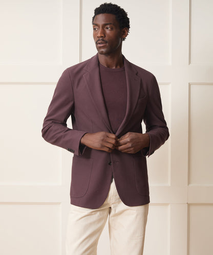 Todd Snyder Italian Knit Sport Coat - Blackberry