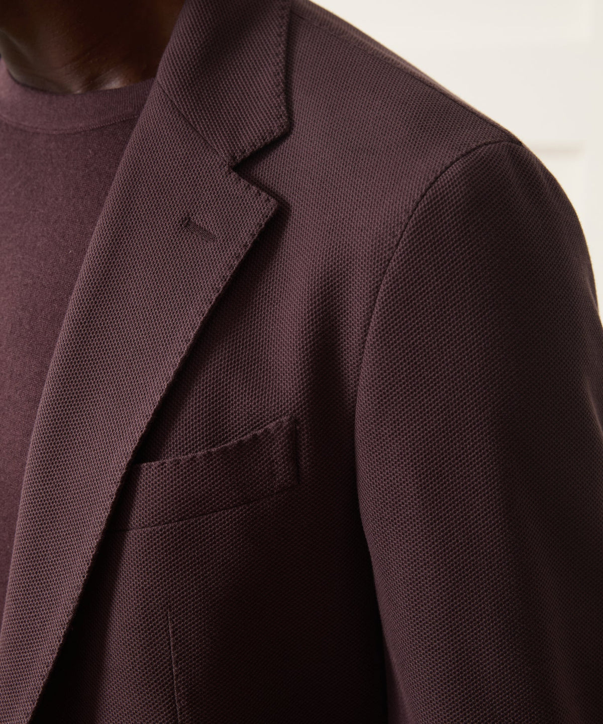 Todd Snyder Italian Knit Sport Coat - Blackberry