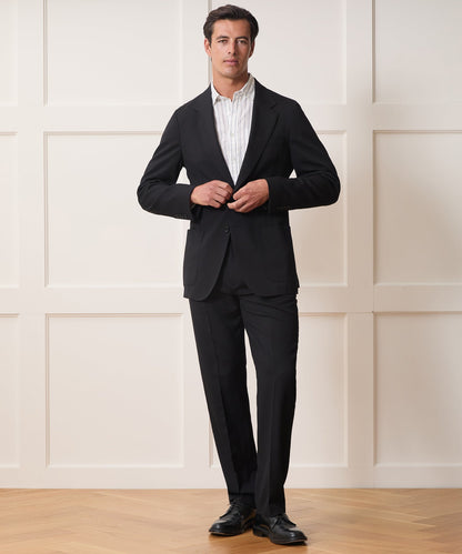 Todd Snyder Italian Gabardine Side Tab Trouser - Black