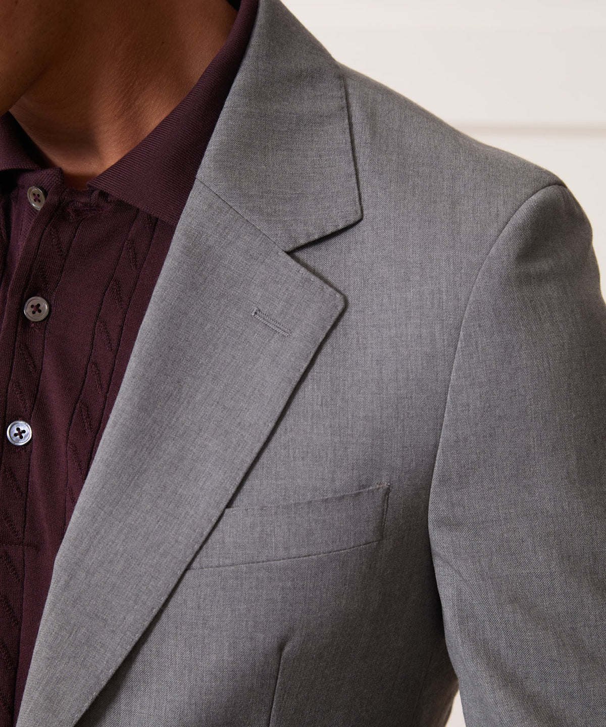 Todd Snyder Italian Gabardine Sutton Jacket - Light Grey