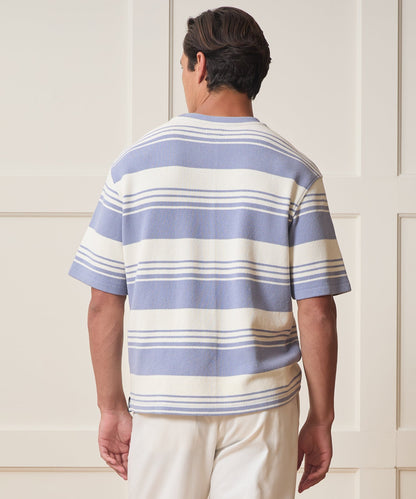 Todd Snyder Boxy Pique Tee - Deep Springs