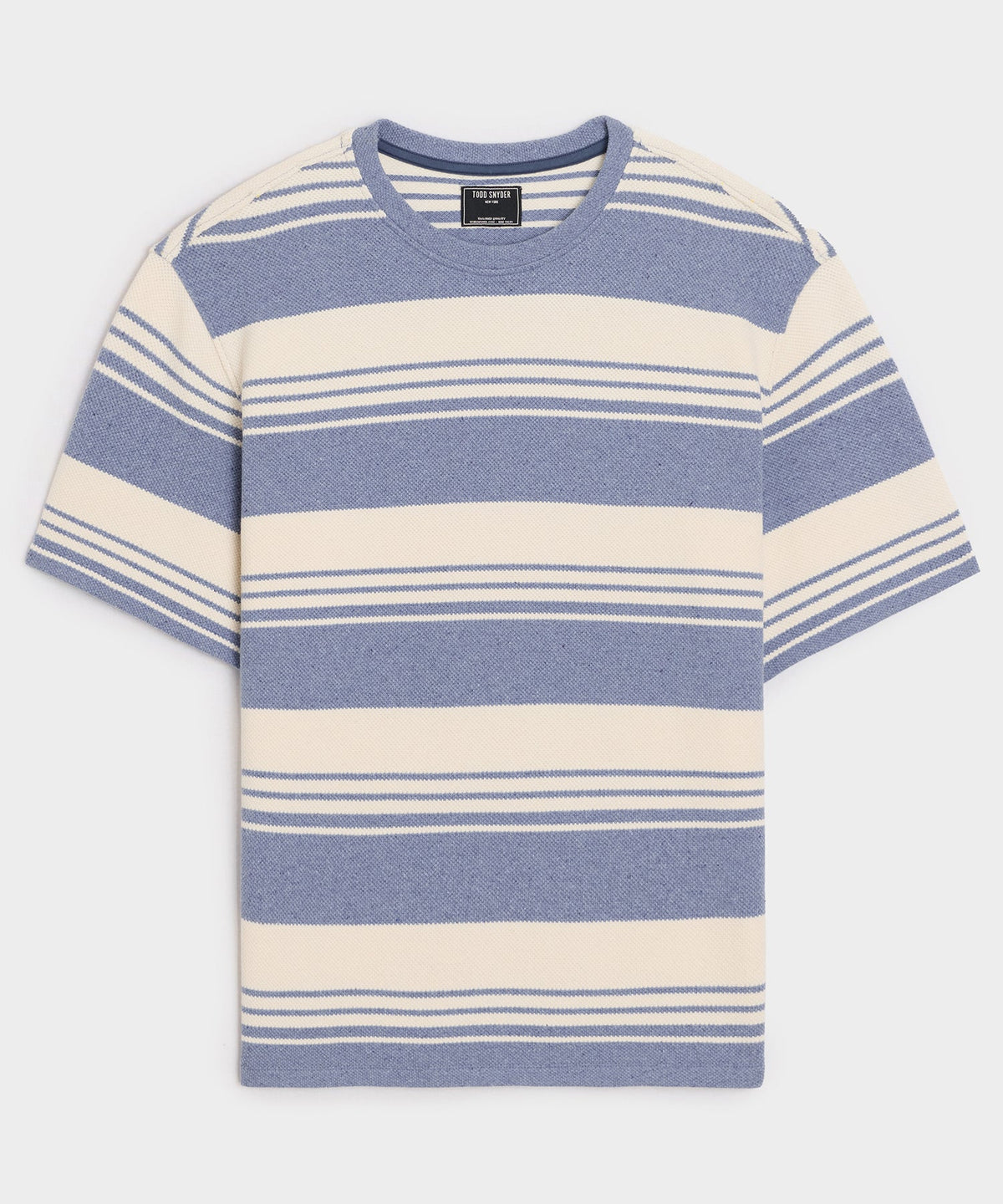 Todd Snyder Boxy Pique Tee - Deep Springs