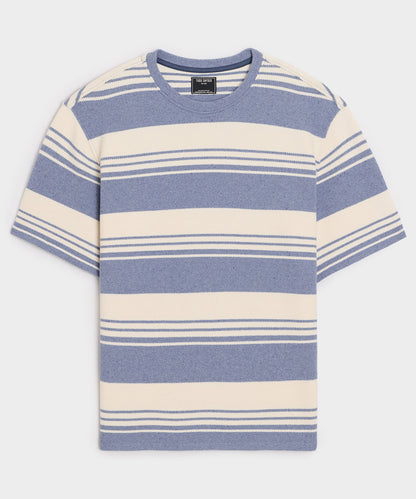 Todd Snyder Boxy Pique Tee - Deep Springs