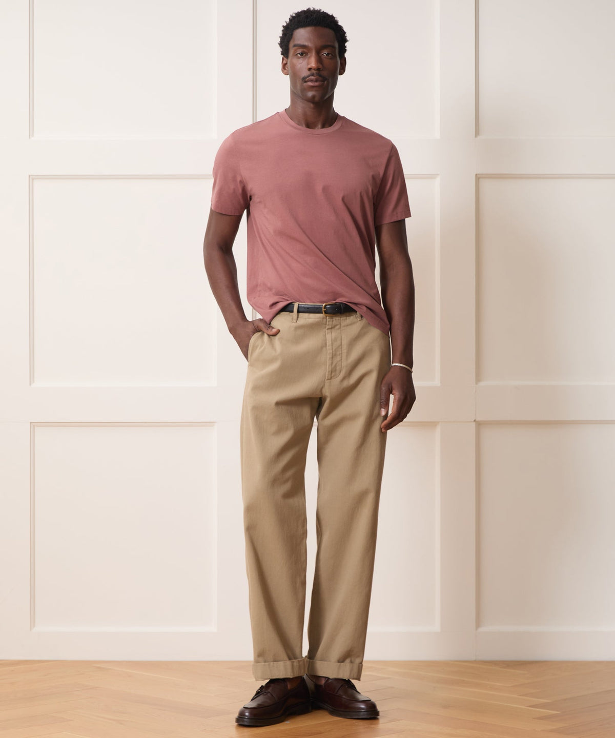 Todd Snyder Premium Jersey Tee - Muddled Cerise