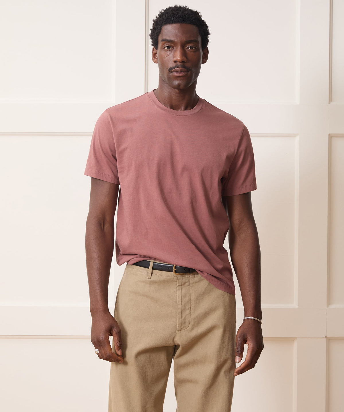 Todd Snyder Premium Jersey Tee - Muddled Cerise