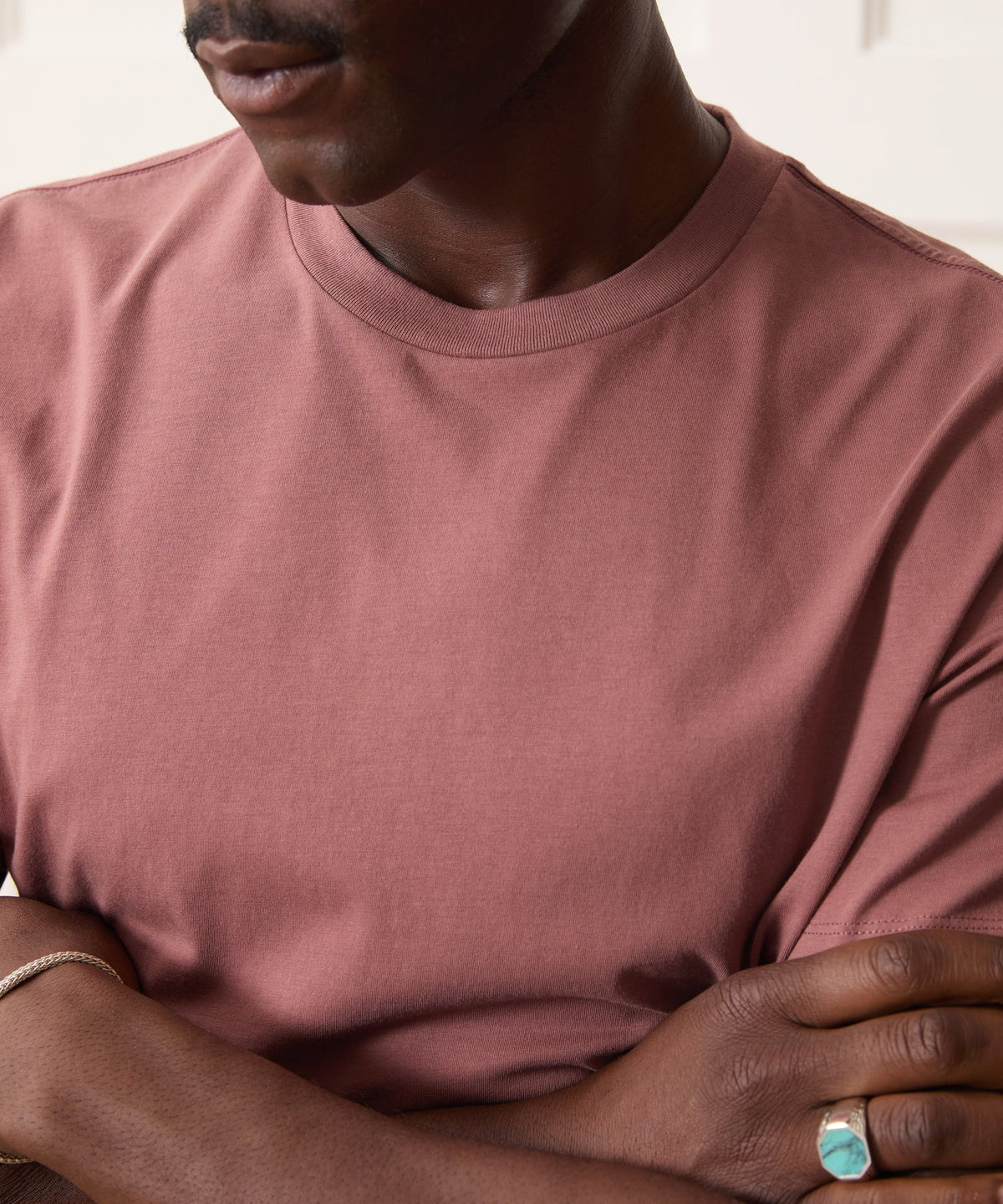 Todd Snyder Premium Jersey Tee - Muddled Cerise