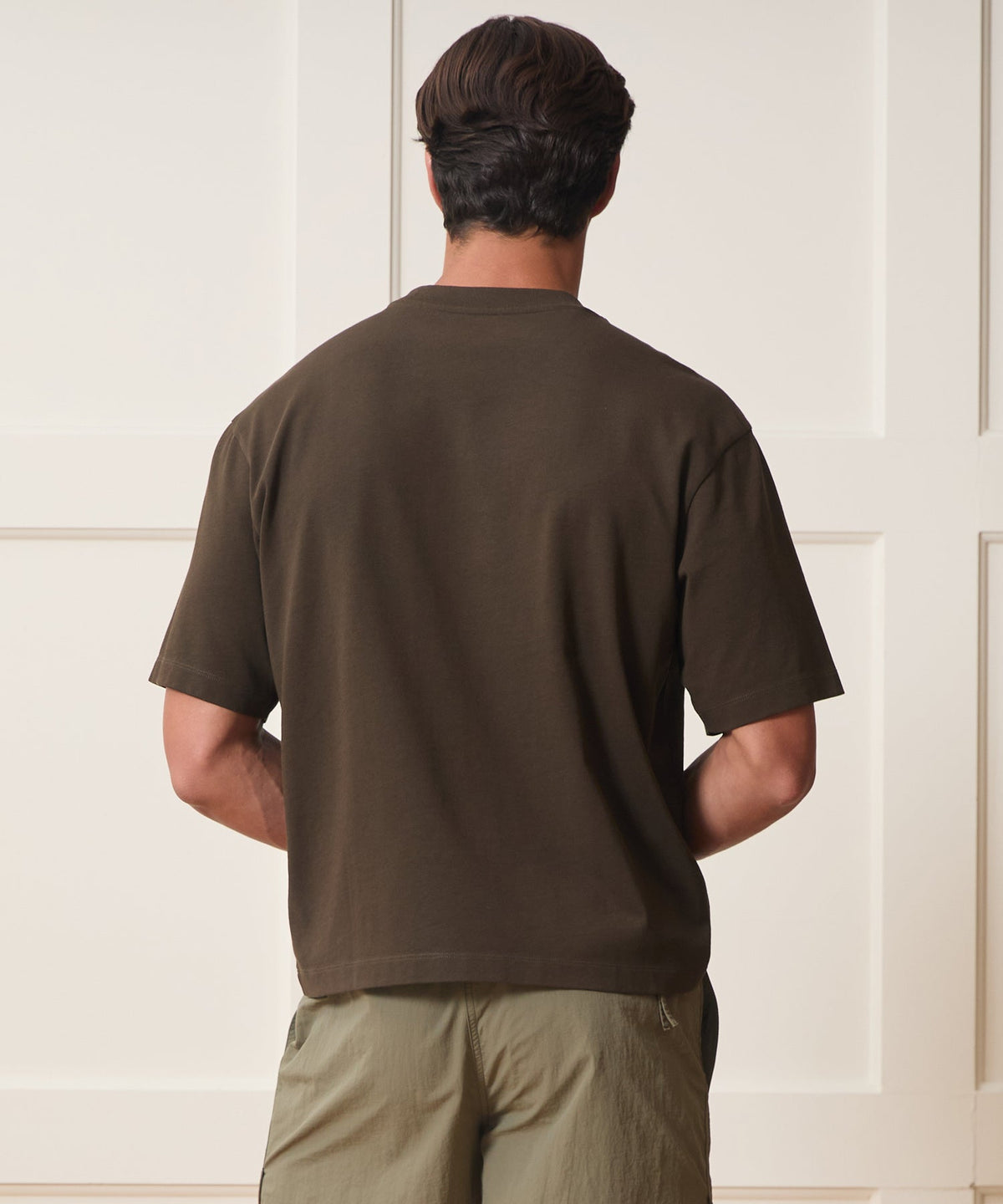 Todd Snyder Boxy Jersey Tee - Espresso Bean