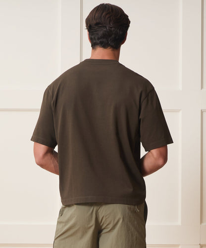 Todd Snyder Boxy Jersey Tee - Espresso Bean