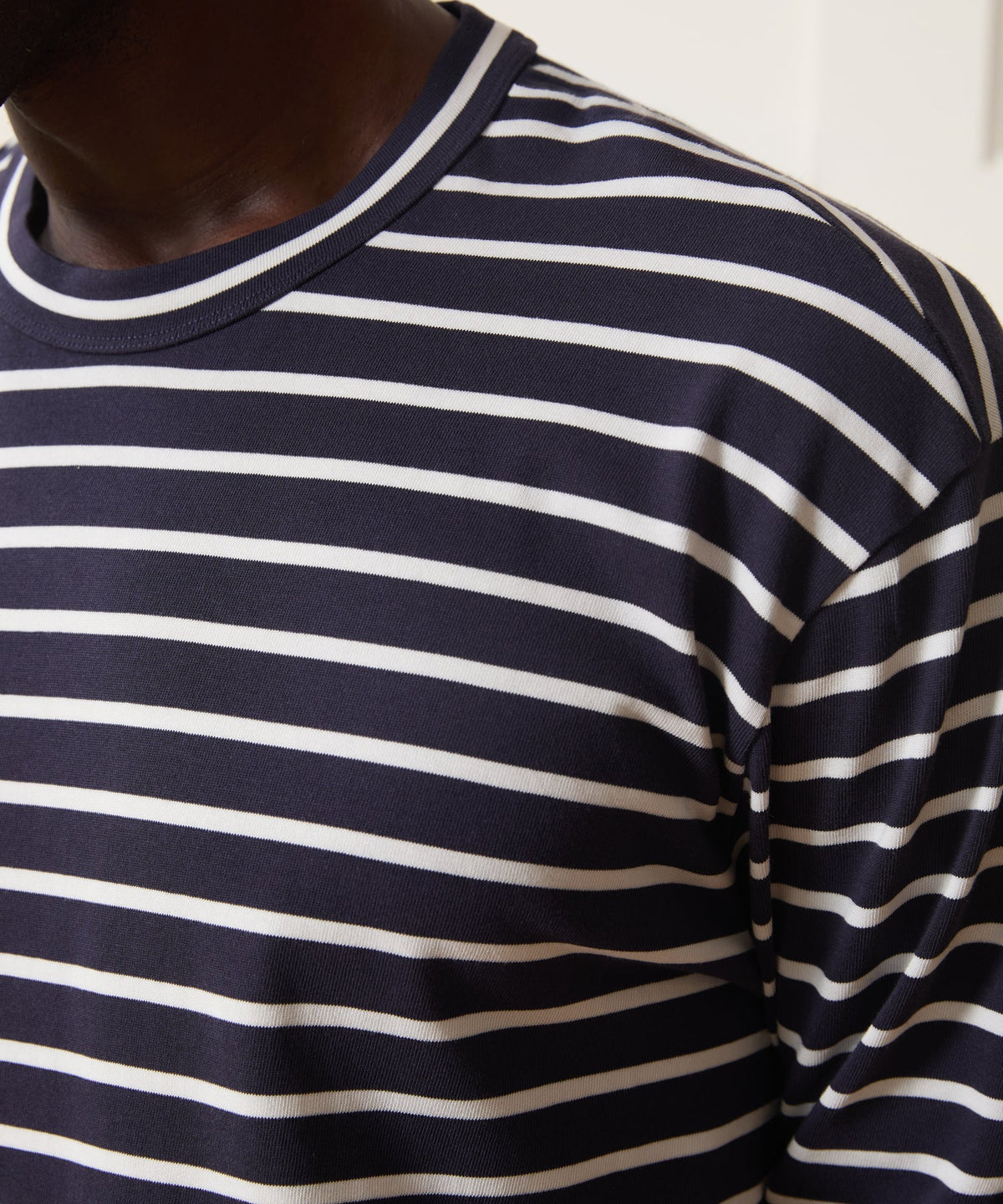 Todd Snyder Boxy Jersey Tee - Navy