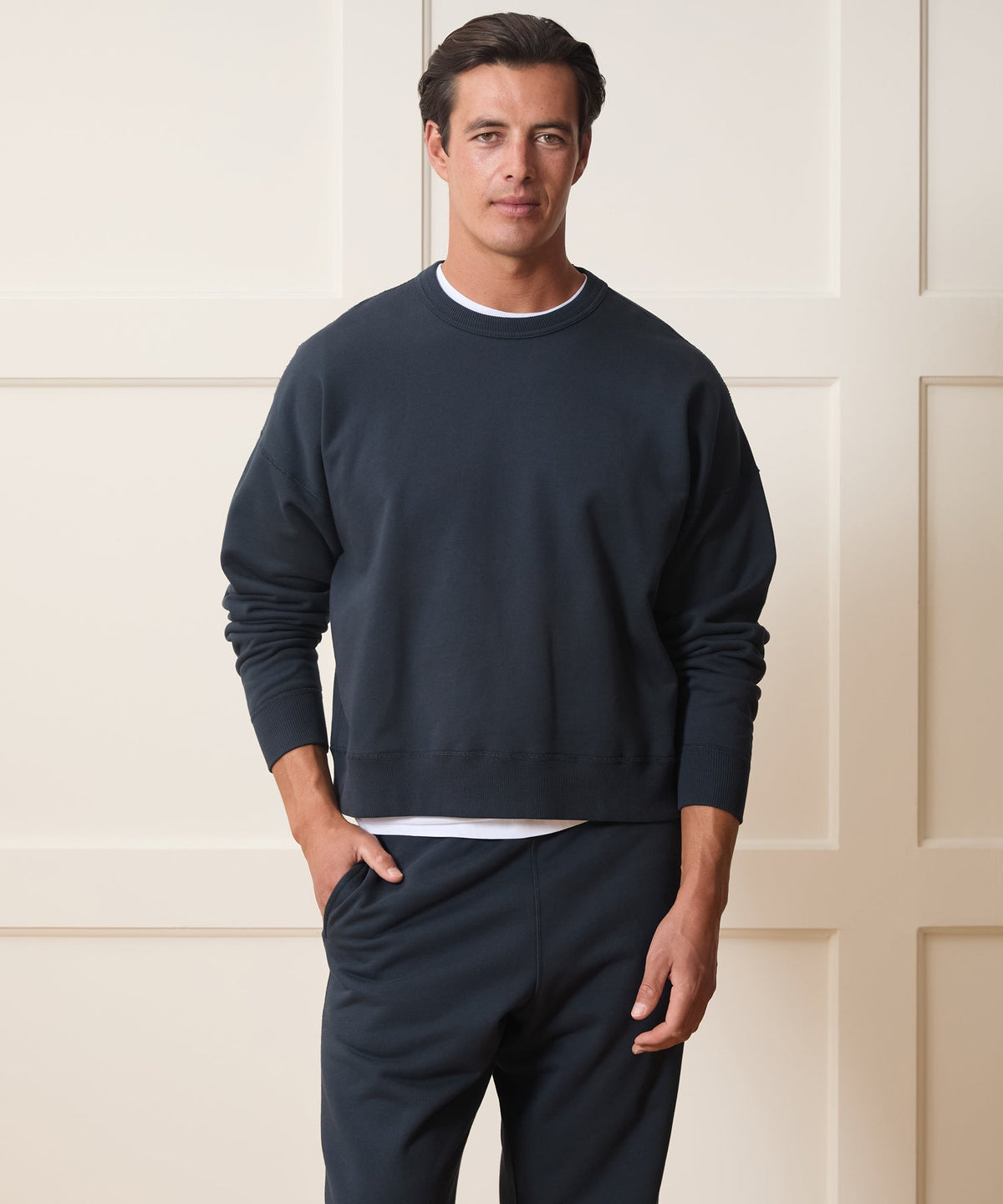 Todd Snyder Soho Sweatshirt - Navy Batik