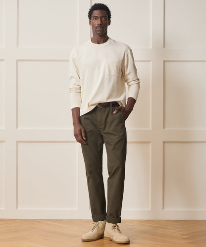 Todd Snyder Boxy Jersey Tee - Chalk