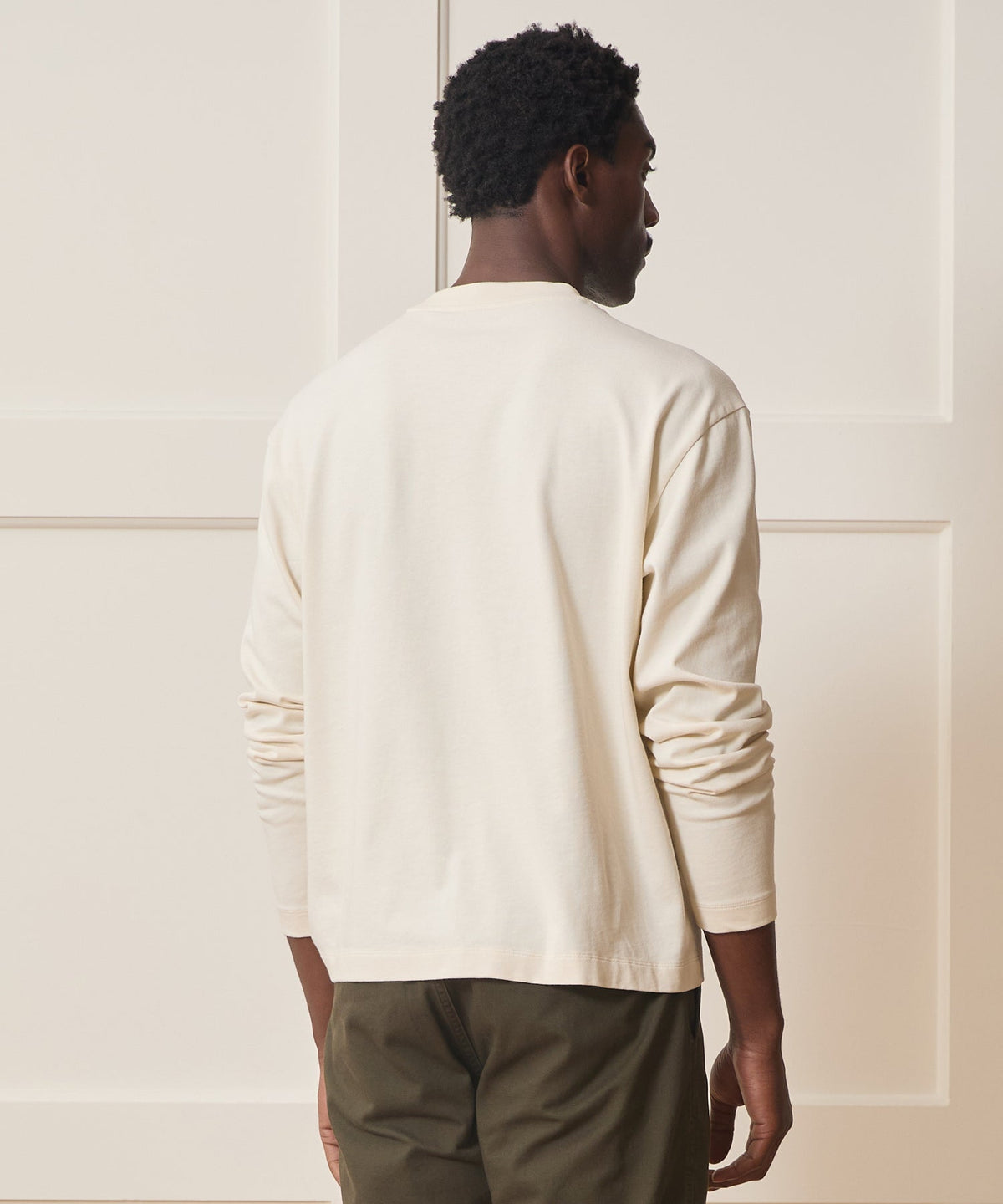 Todd Snyder Boxy Jersey Tee - Chalk