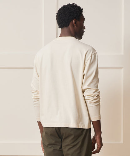 Todd Snyder Boxy Jersey Tee - Chalk