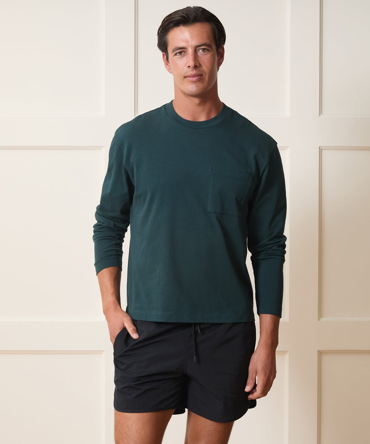 Todd Snyder Boxy Jersey Tee - Library Ink
