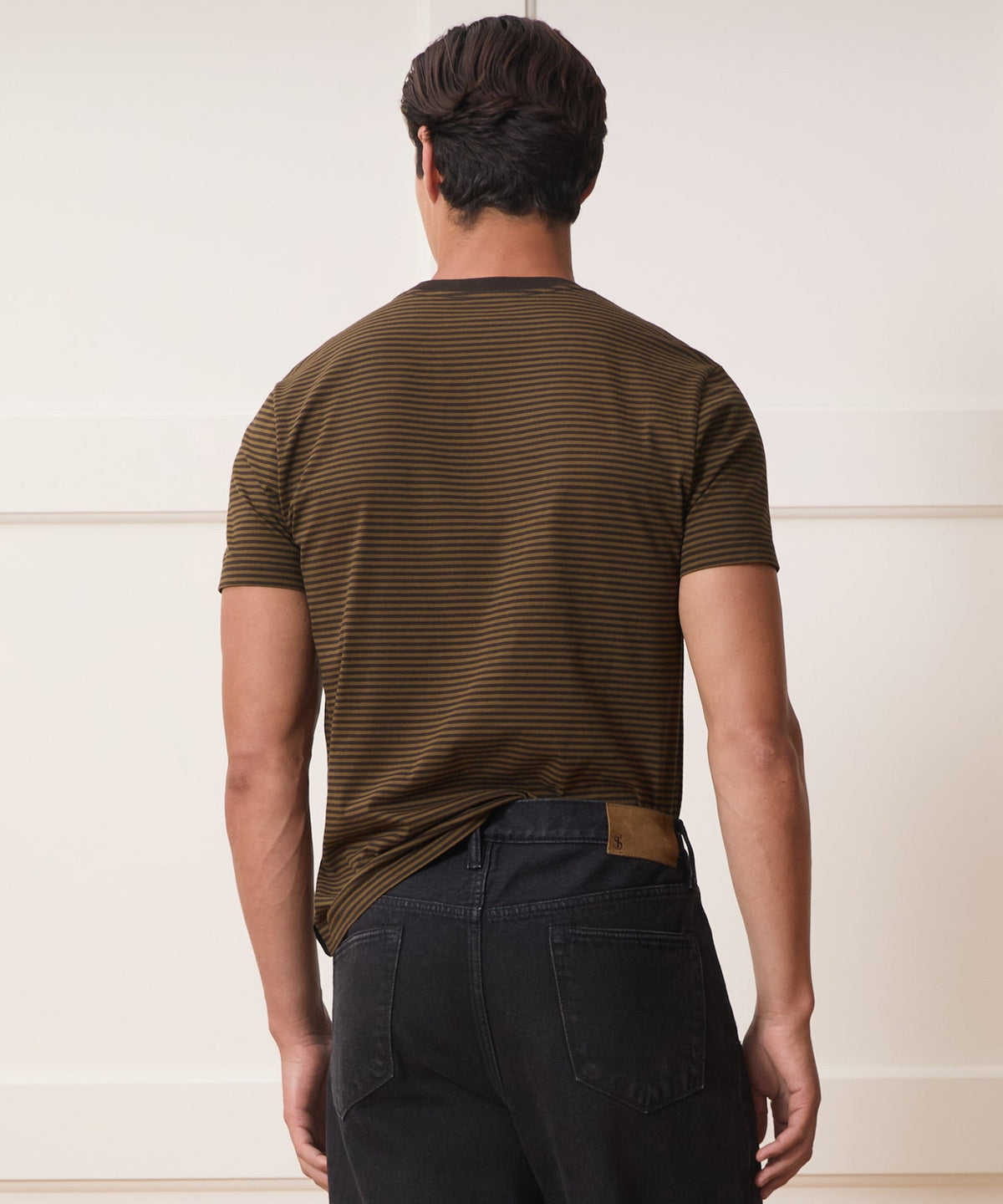 Todd Snyder Premium Jersey Tee - Espresso Bean