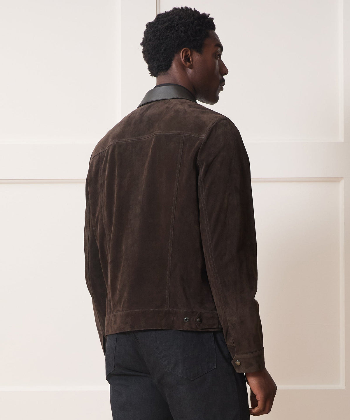 Todd Snyder Italian Suede Dylan Jacket - Espresso