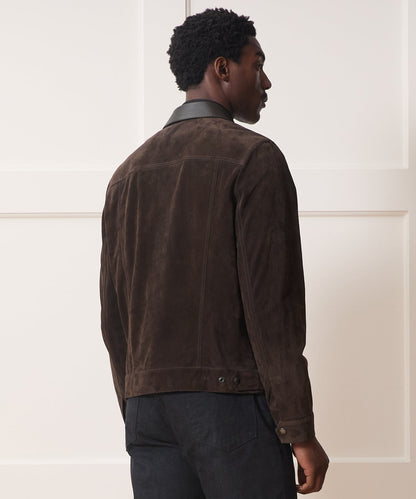 Todd Snyder Italian Suede Dylan Jacket - Espresso