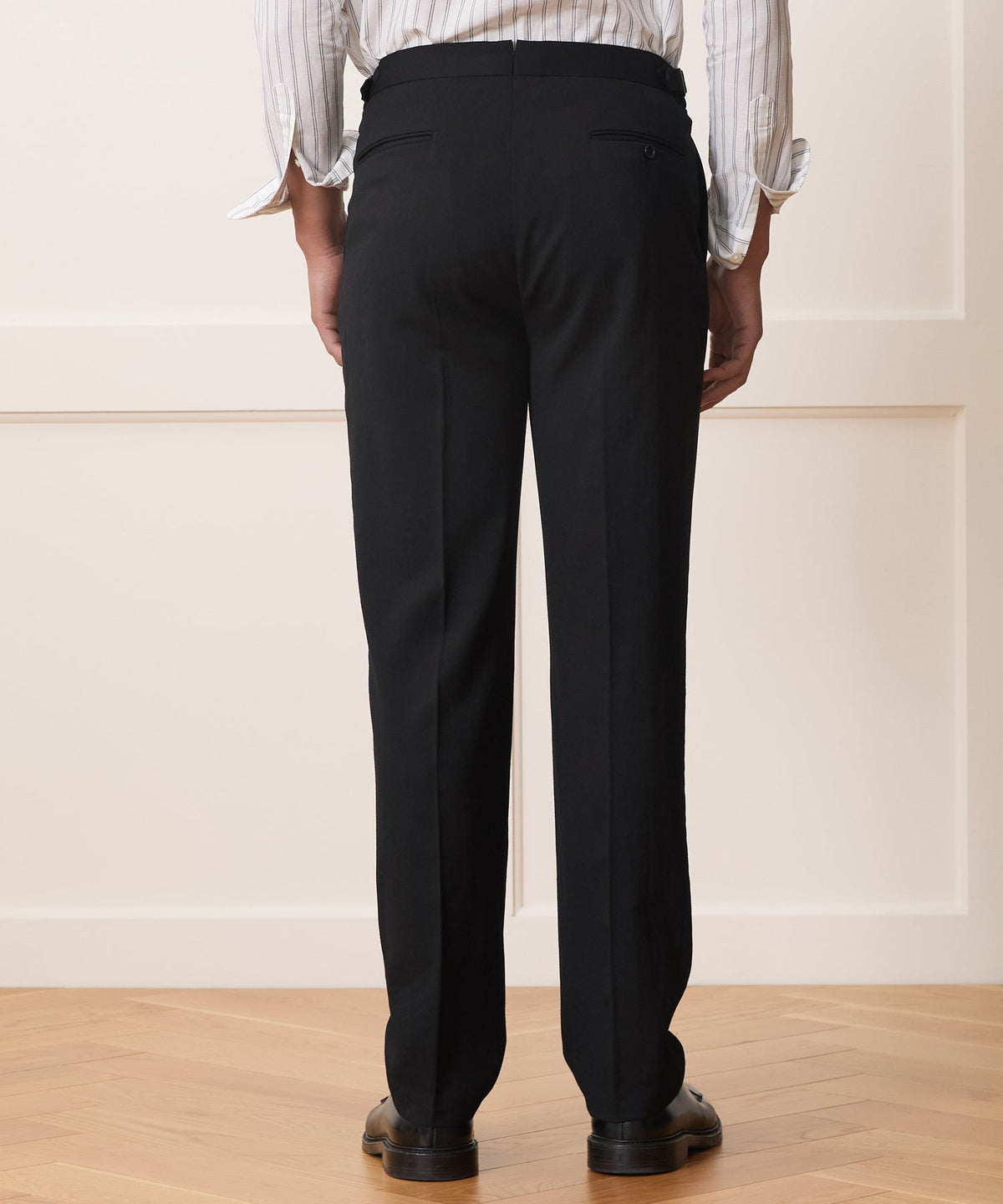 Todd Snyder Italian Gabardine Side Tab Trouser - Black