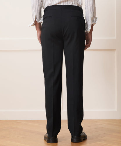 Todd Snyder Italian Gabardine Side Tab Trouser - Black