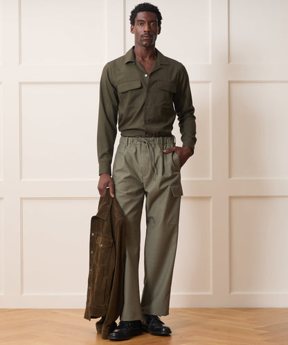 Todd Snyder Italian Alpiere Cargo Pant - Green