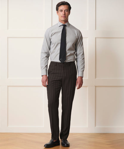 Todd Snyder Cotton Spread Collar Dress Shirt - Black