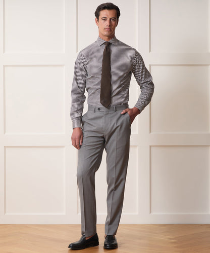 Todd Snyder Cotton Spread Collar Dress Shirt - Burgundy