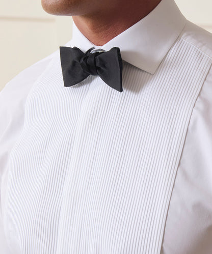 Todd Snyder Plissé Tuxedo Shirt - White