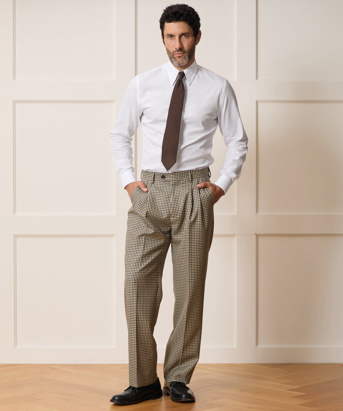 Todd Snyder Cotton Poplin Long Point Collar Dress Shirt - White