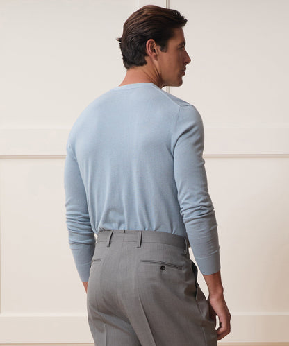 Todd Snyder Silk-Cashmere Crewneck Sweater - Dusty Blue
