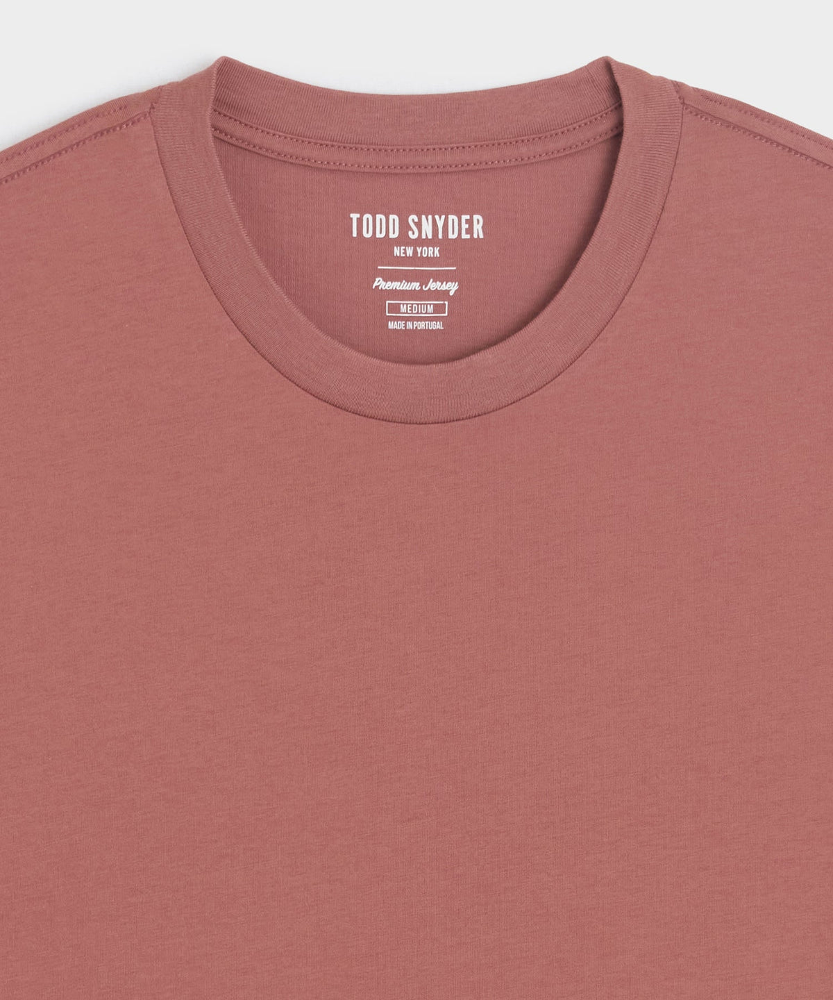 Todd Snyder Premium Jersey Tee - Muddled Cerise