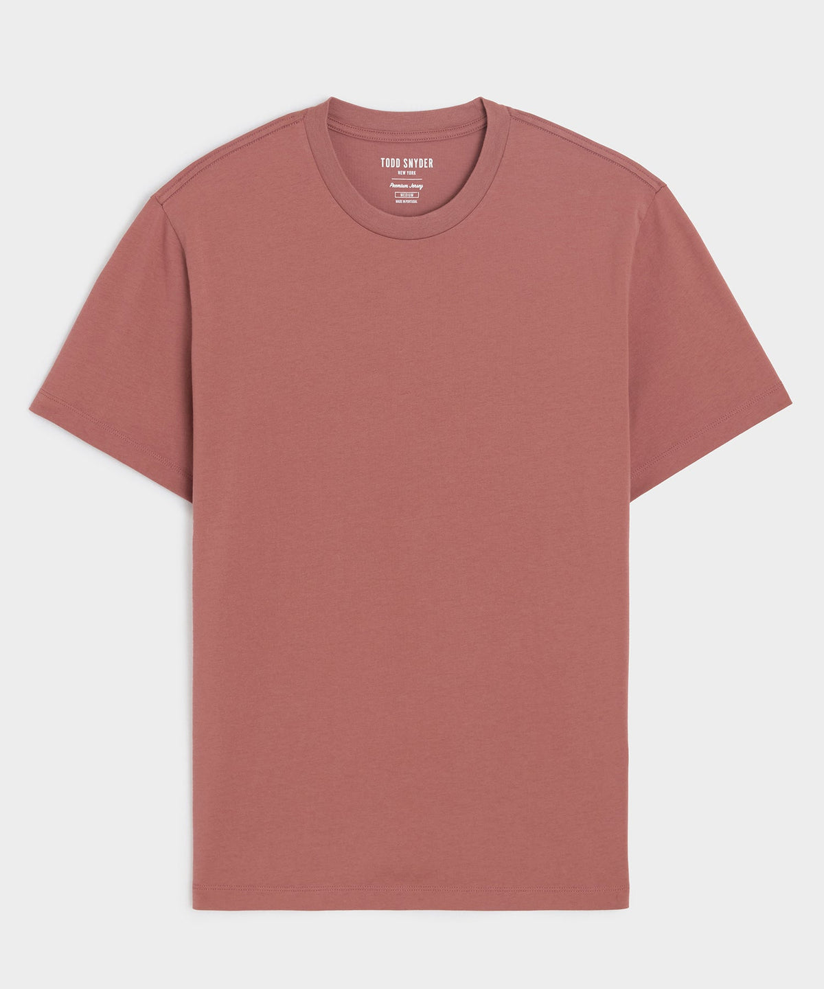 Todd Snyder Premium Jersey Tee - Muddled Cerise