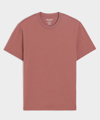 Todd Snyder Premium Jersey Tee - Muddled Cerise