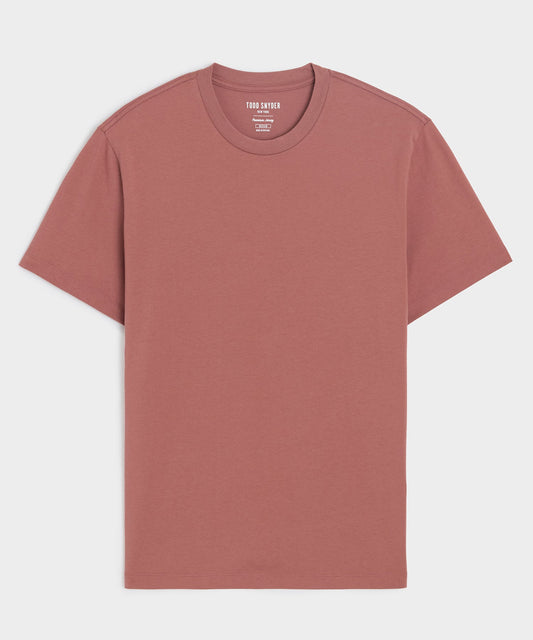 Todd Snyder Premium Jersey Tee - Muddled Cerise