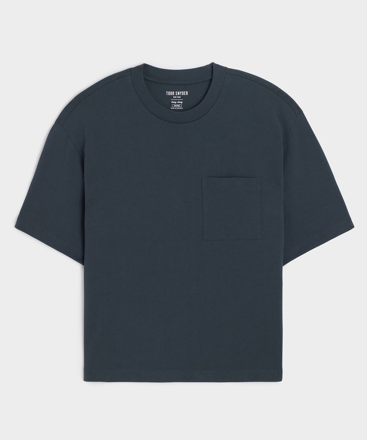 Todd Snyder Boxy Jersey Tee - Navy Batik