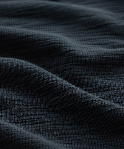 Todd Snyder Lightweight Mini Waffle Tee - Navy Batik