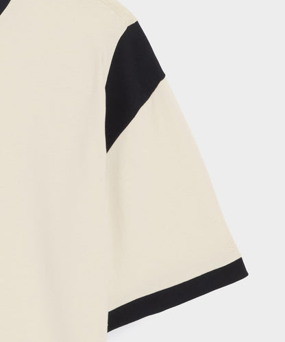 Todd Snyder Collegiate Jersey Ringer Tee - Chalk