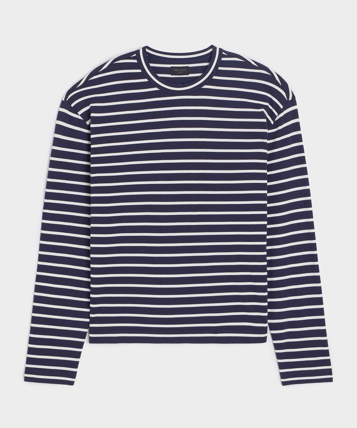 Todd Snyder Boxy Jersey Tee - Navy