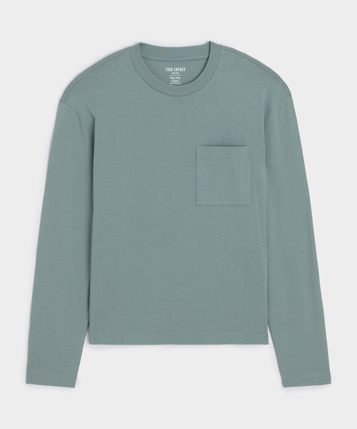 Todd Snyder Boxy Jersey Tee - Dusty Horizon
