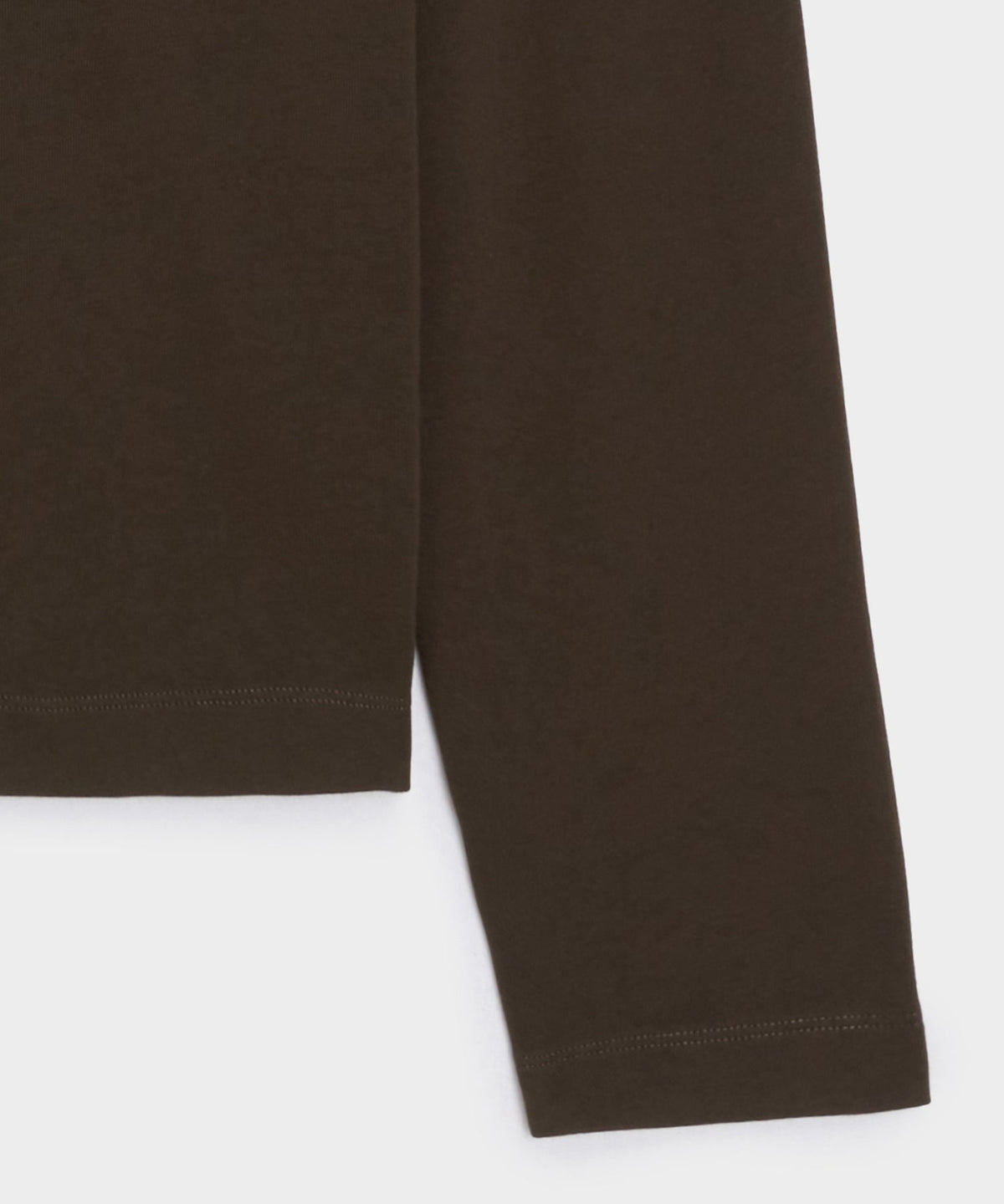 Todd Snyder Boxy Jersey Tee - Espresso Bean