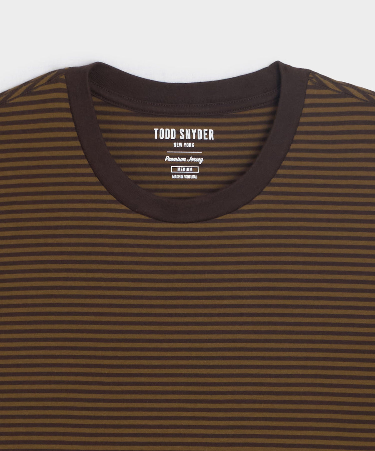 Todd Snyder Premium Jersey Tee - Espresso Bean
