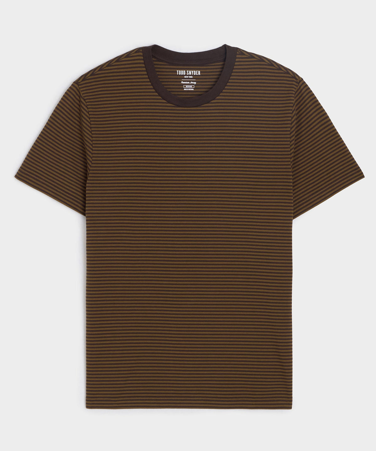 Todd Snyder Premium Jersey Tee - Espresso Bean