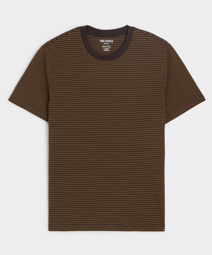 Todd Snyder Premium Jersey Tee - Espresso Bean
