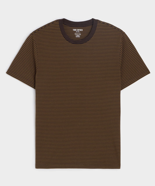 Todd Snyder Premium Jersey Tee - Espresso Bean
