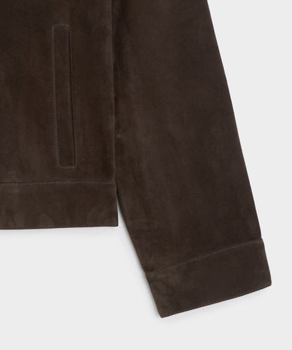 Todd Snyder Italian Suede Dylan Jacket - Espresso