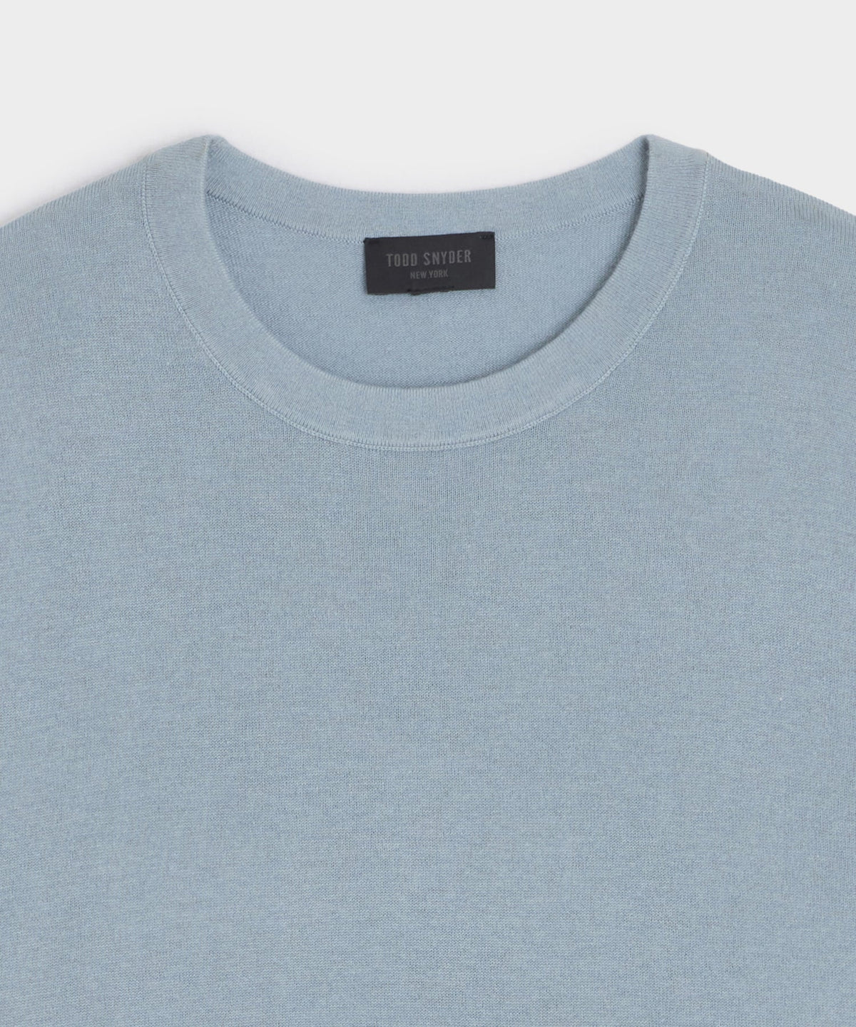 Todd Snyder Silk-Cashmere Crewneck Sweater - Dusty Blue