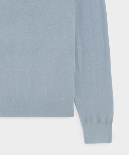 Todd Snyder Silk-Cashmere Crewneck Sweater - Dusty Blue