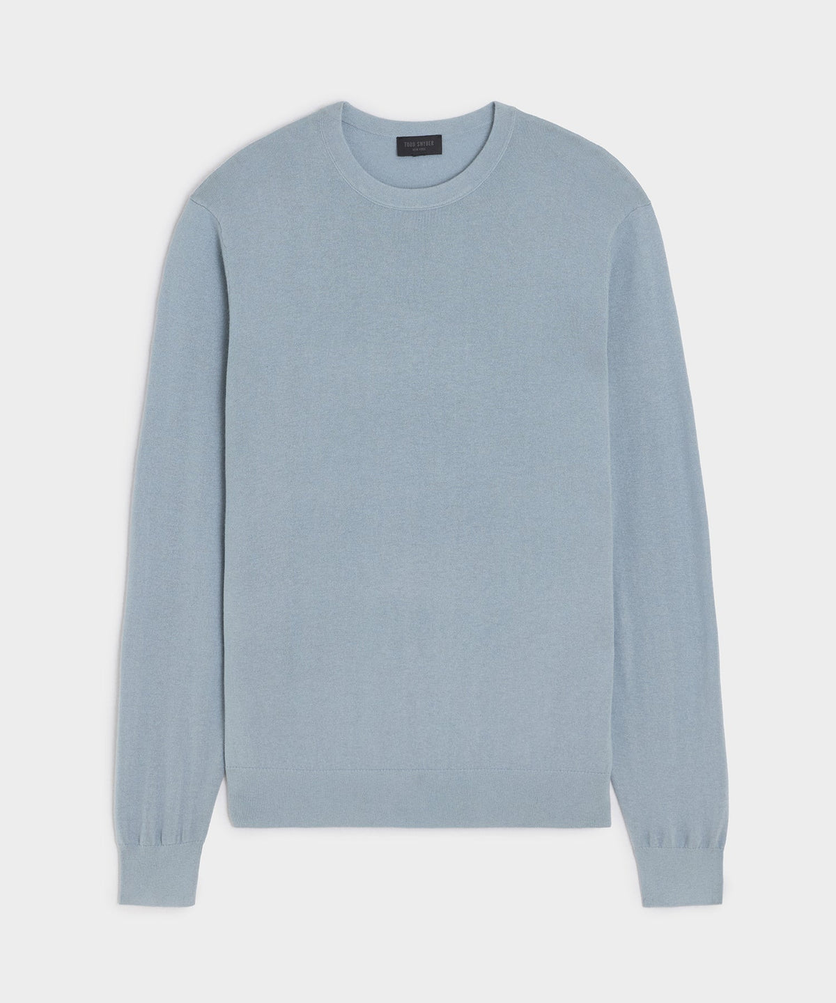 Todd Snyder Silk-Cashmere Crewneck Sweater - Dusty Blue