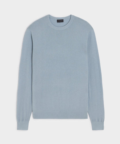 Todd Snyder Silk-Cashmere Crewneck Sweater - Dusty Blue