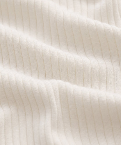 Todd Snyder Silk-Cashmere Ribbed Montauk Sweater Polo - Bisque